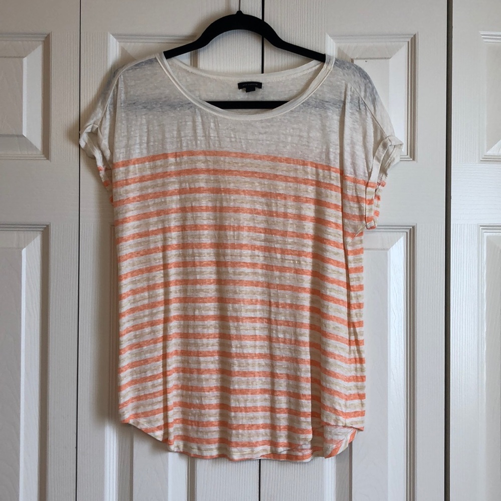 FINAL SALE Ann Taylor linen tee